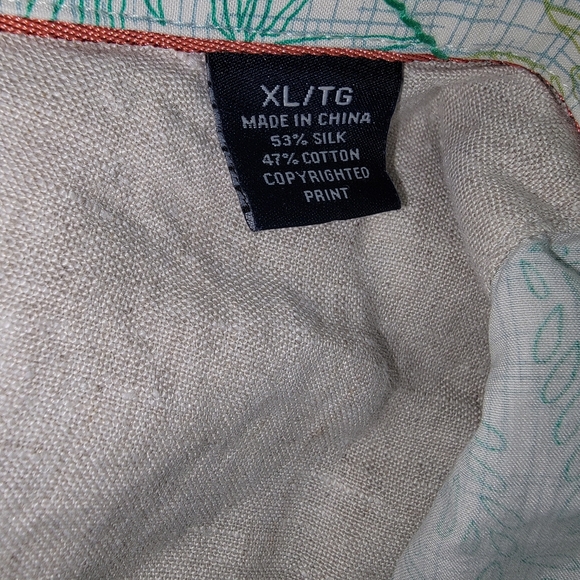 Tommy Bahama Green Tropical Casual Shirt - Picture 3 of 6